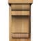 Ekena Millwork New Brighton Rough Sawn Corbel w/Backplate, Western Red Cedar, 8"W x 10"D x 14"H COR08X10X14NEB01RWR - alternate 3